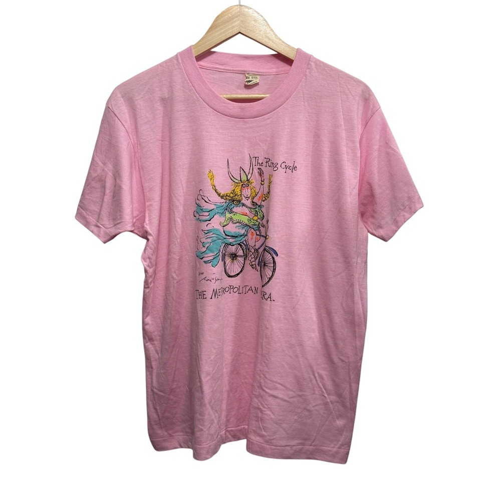 Vintage 1983 Maurice Sendak Metropolitan Opera Ring Cycle Shirt XL Screen Stars